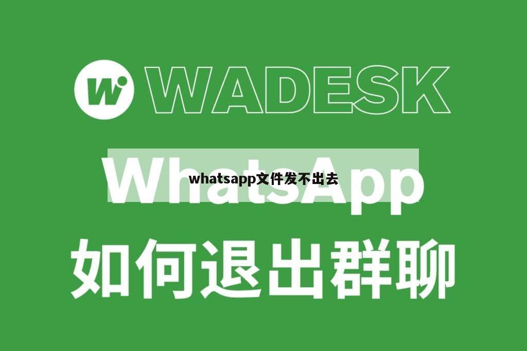 whatsapp文件发不出去